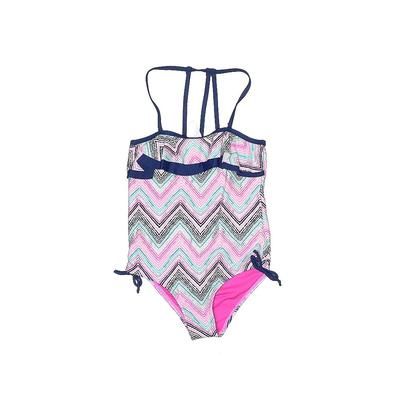 Limited Too One Piece Swimsuit: Pink Print Sporting & Activewear - Kids Girl's Size Small