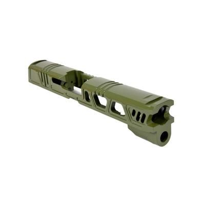 Gun Cuts Cyberpunk for Sig Sauer P320 Full Size/M17 No Optic Cut Noveske Bazooka Green GC-P320F-CYB-NBG-NO