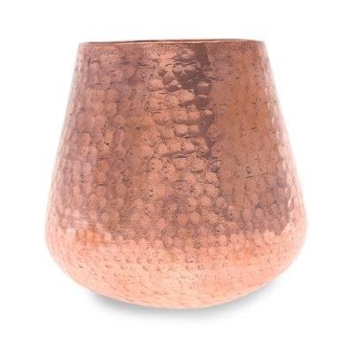 Copper Charm,'Decorative Hand-Hammered Copper Jar from Thailand'
