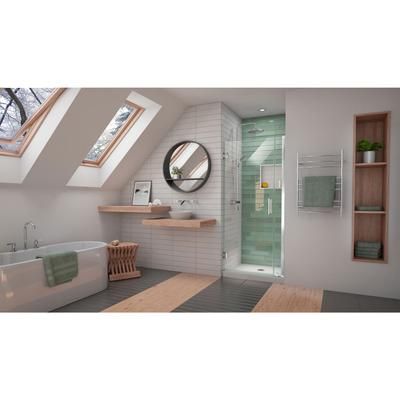 Dreamline DreamLine Unidoor-LS 32 - 33 inch W x 72 inch H Frameless Hinged Shower Door in Chrome SHDR-2032722-01