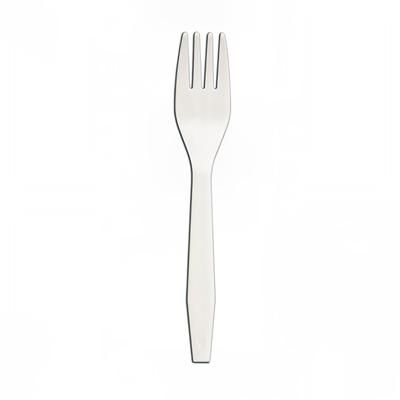 D&W Fine Pack P1001 Medium Weight Disposable Fork - Polypropylene, White, Case of 1000