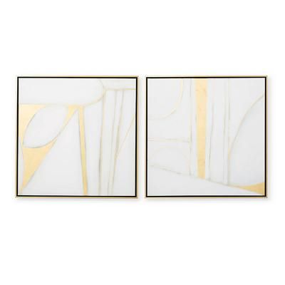 Glimpse of Gold Diptych - Print II - Frontgate