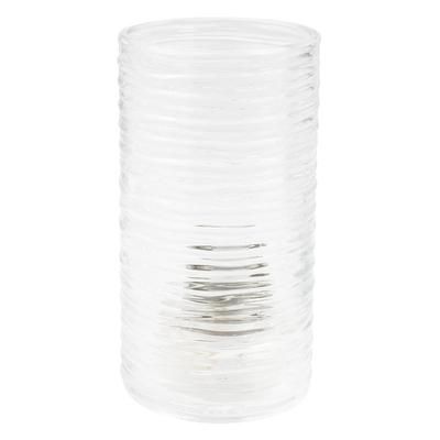 Hollowick 42517C Typhoon Candle Holder for HD12, HD17, & HD26 - 2 5/8" x 5", Clear, White