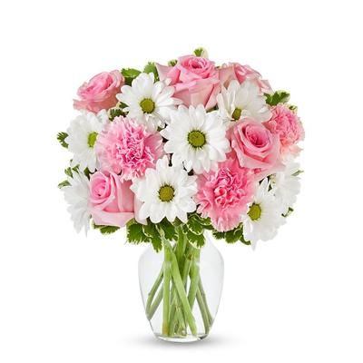 Pastel Daisy & Rose Delight