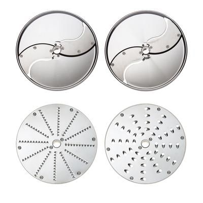 Eurodib 650178 4 Disc Package w/ Grating & Slicing Discs, Stainless Steel