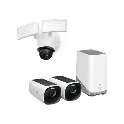 eufyCam S330 (eufyCam 3) + Floodlight Camera E340