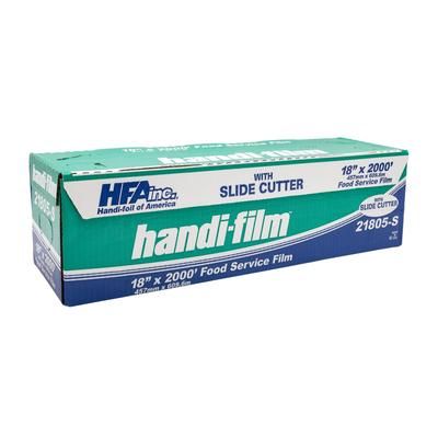 Handi-Foil 21805-S Handi-Film Foil Roll w/ Slide Cutter - 18" x 2000', Clear