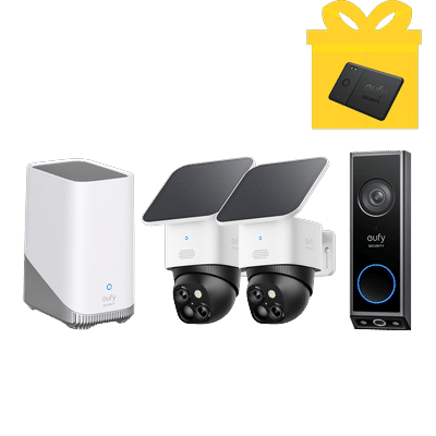 SoloCam S340 (2 pack) + Video Doorbell E340 +HomeBase S380