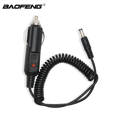 Chargeur de voiture 12V DC pour talkie-walkie UV-5R UV9R UV-82 UV-9R Plus UV5RE 5RA Baofeng, accessoires, cordon de Base de Charge Radio