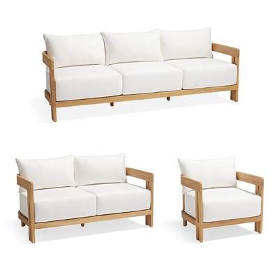 Porticello Seating Replacement Cushions - Lounge Chair, Seasalt - Frontgate