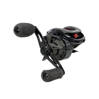 Quantum Smoke Baitcast Reel SZ 100 Reel RH Retrieve Large EVA Handle Knobs and Continuous Anti-Reverse Clutch 10+1 Bearings 5.1-1 Ratio Black