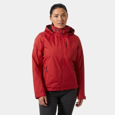 Helly Hansen Women’s Crew Hooded Midlayer Sailing Jacket 2.0 Red M