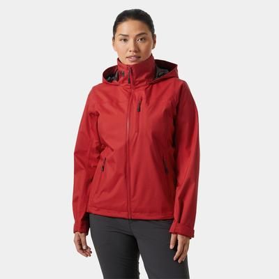 Helly Hansen Women’s Crew Hooded Sailing Jacket 2.0 Red M