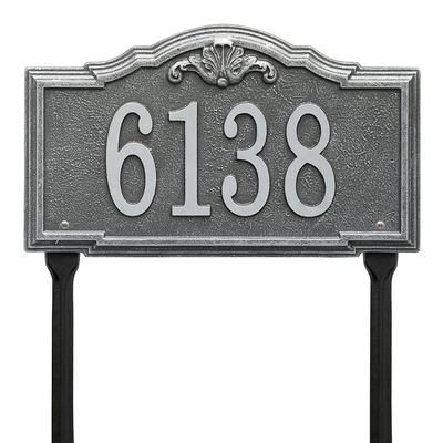 Glendora Yard Plaque - Pewter/Silver - Grandin Road
