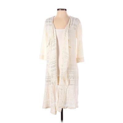 B Collection by Bobeau Cardigan Sweater: Ivory - Women's Size X-Small