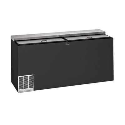 Perlick BC60RT-3 60" Forced Air Bottle Cooler - Holds (252) 12 oz Bottles, Lid Locks, Black, 120v