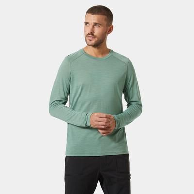 Helly Hansen Men’s Durawool Crew Long Sleeve Green 2XL