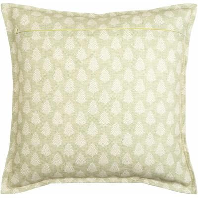 Adonia 20" Square Cottage Light Green/Olive Outdoor Throw Pillow - Boutique Rugs