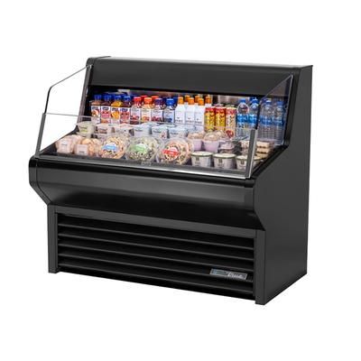True THAC-48-HC-LD BLK 48 1/8" Horizontal Open Air Cooler w/ 3 Levels, 115v, Black | True Refrigeration