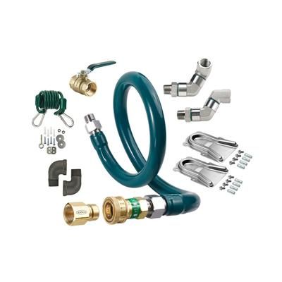 Krowne M7572K12 72" Gas Connector Kit w/ 3/4" Female/Male Couplings, Stainless Steel
