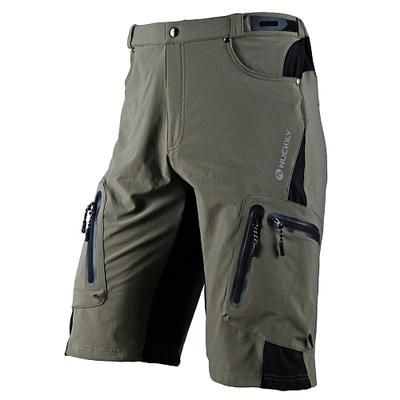 Nuckily Per uomo Tinta unica Tasche Pantaloncini MTB Pantaloncini da bici Bicicletta Pantaloncini Pantaloni Vestibilità comoda Mountain Bike MTB Ciclismo su strada Gli sport Asciugatura Rapida