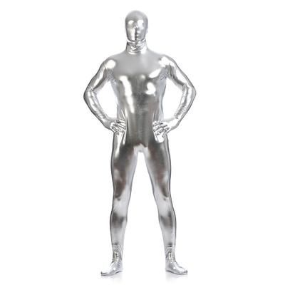 Costume di Carnevale Tuta Intera Tute Zentai Lucide Costume Cosplay Catsuit Tinta unita Sesso Costume Sexy Per uomo Per donna Costume per Halloween Adulti