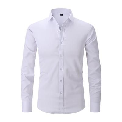 Classico Anni Ruggenti Anni 1920 Camicia Gentiluomo Gangster Testimoni dello Sposo Slim Fit Costume Per uomo Matrimonio Ospite di nozze Abbigliamento da sera Adulti Camicia