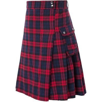 Punk Gotico Medievale Gonna Gonnellini Scozzese Costume Per uomo Celtico Casual Quotidiano Adulti Gonna