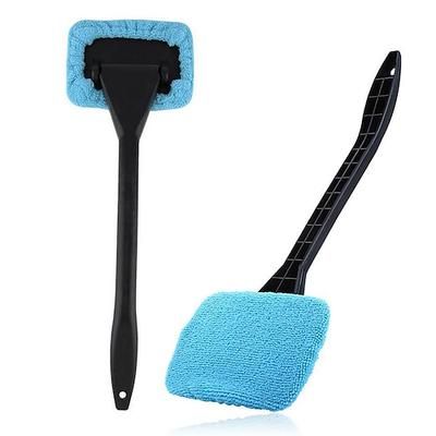 ceyes kit spazzole lavavetri per auto parabrezza tergicristallo spazzola in microfibra strumento di lavaggio per pulizia automatica con manico lungo accessori per auto 3 colori accessori per auto