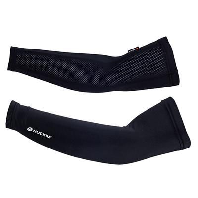1 paio Nuckily Manicotti da ciclismo Manicotti Maniche a compressione Tinta unica UPF 50 Riflessivo Leggero Bicicletta Bianco Nero per Per uomo Per donna Per adulto Bici da strada Mountain bike Pesca