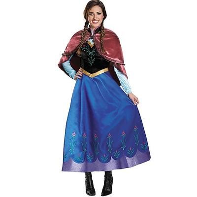 Regina delle nevi Gelido Fiaba Principessa Anna Abito da damigella Costume per festa a tema Abiti in tulle Cosplay Halloween for Per donna Adulti Natale Halloween Carnevale