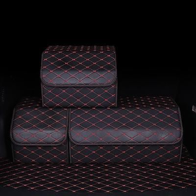1 pz Organizzatore del bagagliaio dell'auto Impermeabile Pieghevole Massima capacità PU Per SUV Camion Van