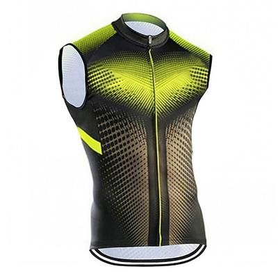 Per uomo Per donna Gilet da ciclismo Grafico Senza Maniche Bicicletta Top con 3 tasche posteriori Mountain Bike MTB Ciclismo su strada Asciugatura Rapida Morbido Strisce Riflettenti Tasca Posteriore