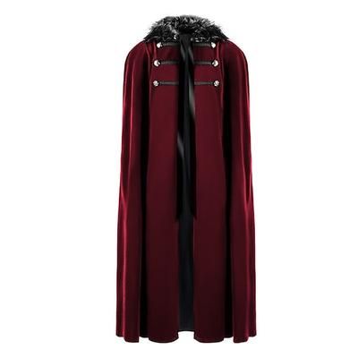 Retrò Vintage Punk Gotico Medievale Mantello Medico della peste Vichingo Costume Per uomo Vichingo Mascherata Feste Adulti Mantello