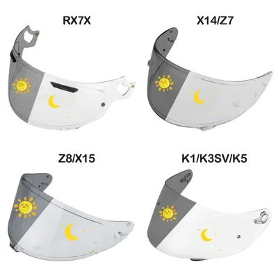 Visiera fotocromatica SHOEI X14 Z7 RX7X Z8 GT-Air NXR NXR2 K1 K3SV K5 disponibile visiera separata