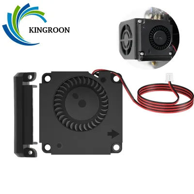 KINGROON 3D Printer Blower Fan DC 12V 24V 4010 Cooling Turbo Radial Fans Hydraulic Bearing, Air Duct Mmounting Bracket Optional