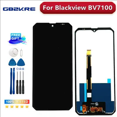 6.58" Original For Blackview BV7100 LCD Display + Touch Screen Replacement Tested For Blackview BV