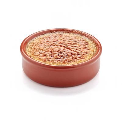 Matfer Bourgeat 052278 4 3/4" Round CrÃ¨me Brulee Dish - Glazed Earthenware, Brown