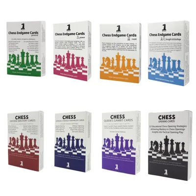 Benoni Chess Openings Cards - Best gift for chess lovers to study chess strategy, tactics, opening moves