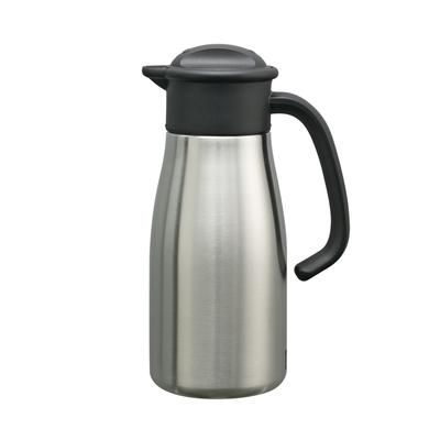 Service Ideas 700NK-N 7/10 liter Vacuum Carafe w/ Twist Top & Stainless Liner - Brushed Stainless, Silver