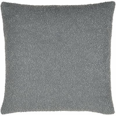 Vedat 20" Square Modern Gray/Medium Gray/Sage/Light Silver/Metallic Silver/Slate Gray/Charcoal/Steel Blue Throw Pillow - Boutique Rugs