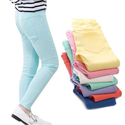 Pantaloni a matita per ragazze di 3-12 anni Leggings elastici per bambini 2022 nuovi Leggings per