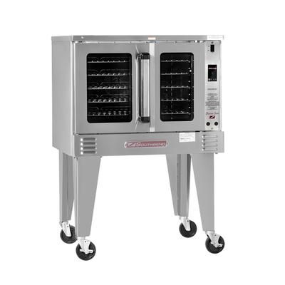 Southbend PCG50B/TD Platinum Bakery Depth Single Full Size Liquid Propane Commercial Convection Oven - 50, 000 BTU, Dependent doors, Gas Type: LP