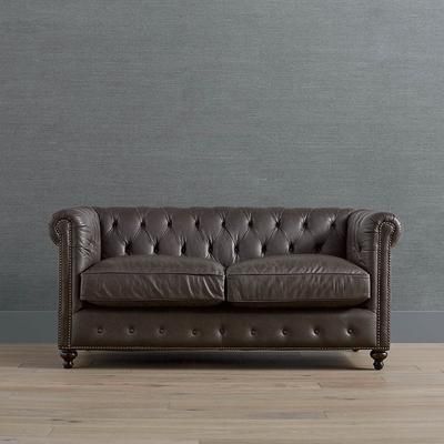 Logan Chesterfield 72" Small Sofa - Amber Rodman SEAQUAL YARN - Frontgate