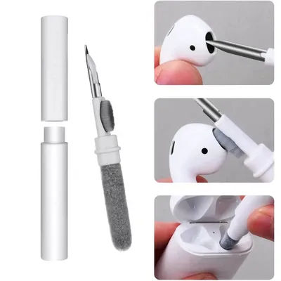 Outil de nettoyage d'écouteurs Bluetooth pour Airpods Pro 3 2 1, Kit de nettoyage de boîtier d'écouteurs durables, stylo brosse propre pour Xiaomi Airdots 3Pro