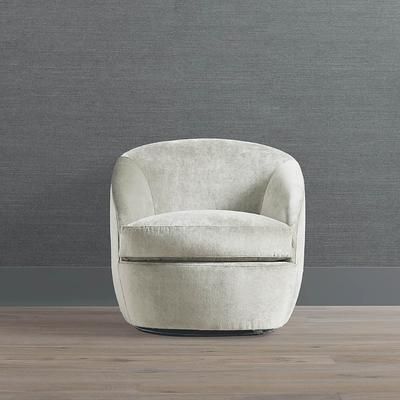 Solana Swivel Chair - Olive Poppy - Frontgate