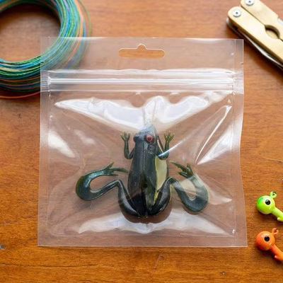 Hanging Zipper Barrier Bags w/ Tear Notches 5" x 4" 100 Pack