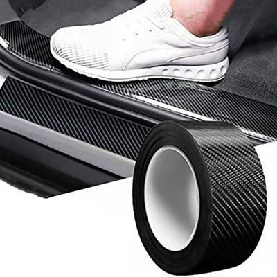 Starfire 10 cm/10 m 3d adesivo auto in fibra di carbonio pasta fai da te striscia di protezione auto davanzale del portello specchio laterale anti graffio nastro impermeabile proteggere pellicola