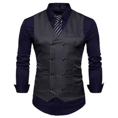 Elegante Vintage Classico Mascherata Gilet Abbigliamento esterno Gentiluomo Kingsman Testimoni dello Sposo Stampa Costume Per uomo Halloween Carnevale Mascherata Matrimonio Ospite di nozze Evento