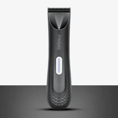 Electric Trimmer for Men's Groin Hair: Versatile Body Groomer and Waterproof Pubic Hair Trimmer with Replaceable Ceramic Blade